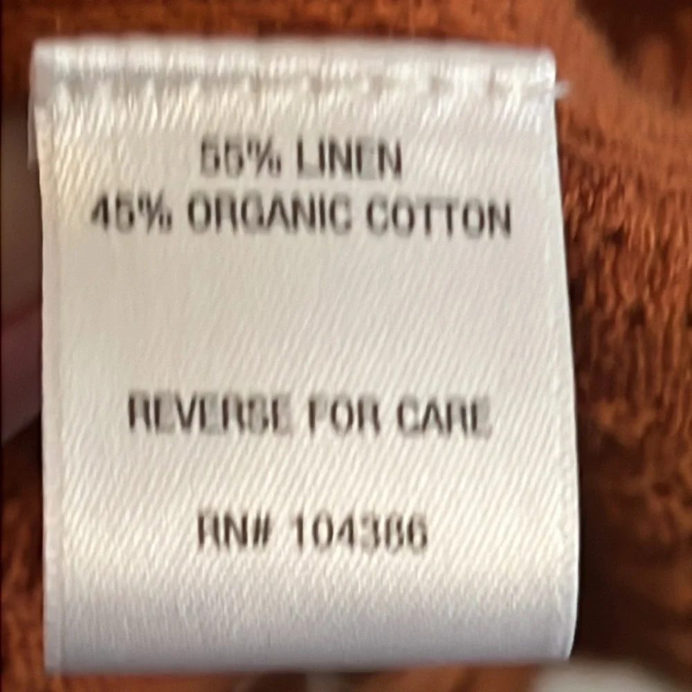 Garnet Hill Organic Cotton and Linen Ruana Size Large NWOT